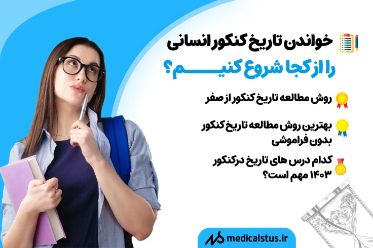 روش تست زنی و مطالعه تاریخ کنکور انسانی 1403